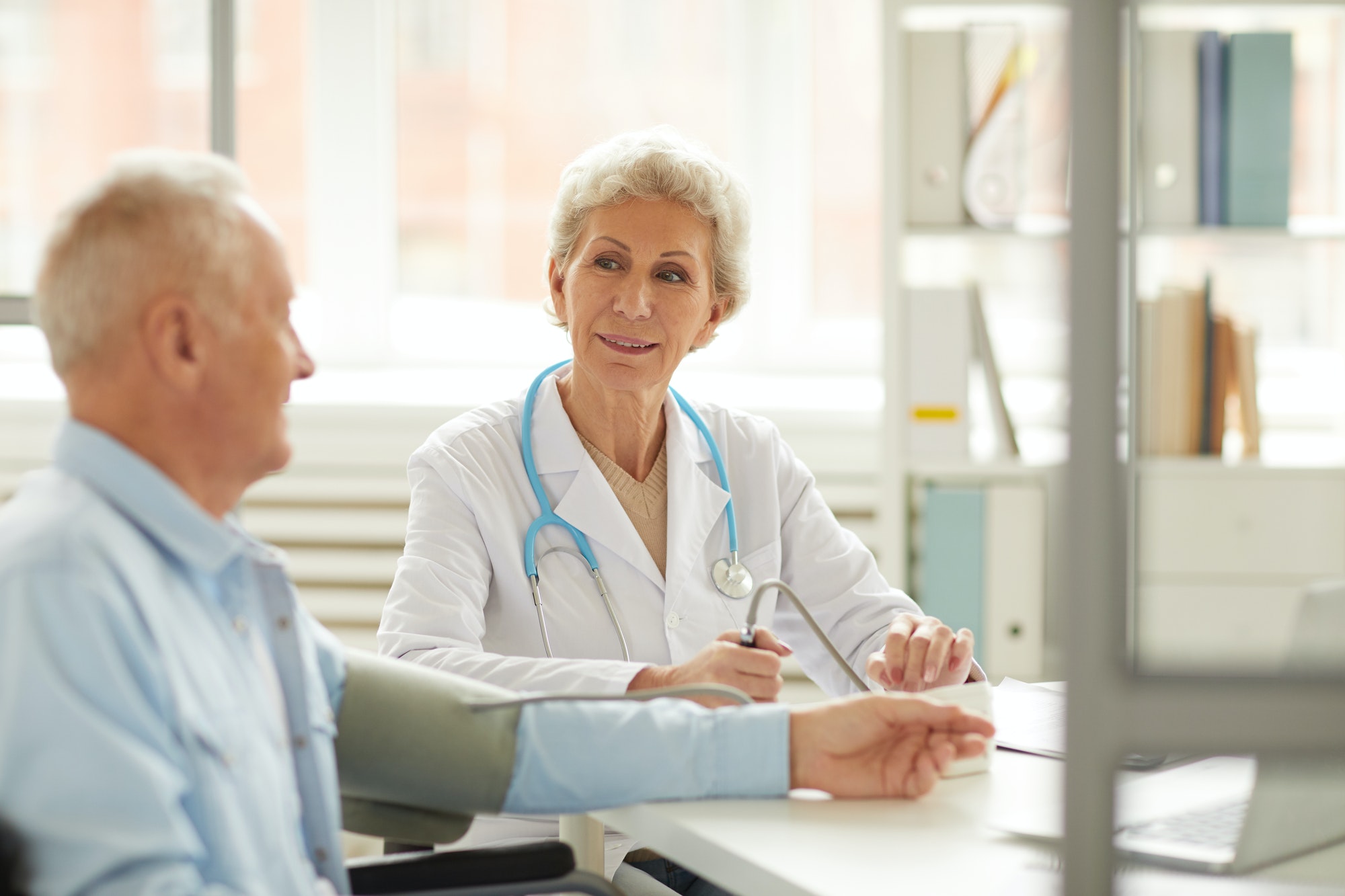 Senior Patient at Checkup